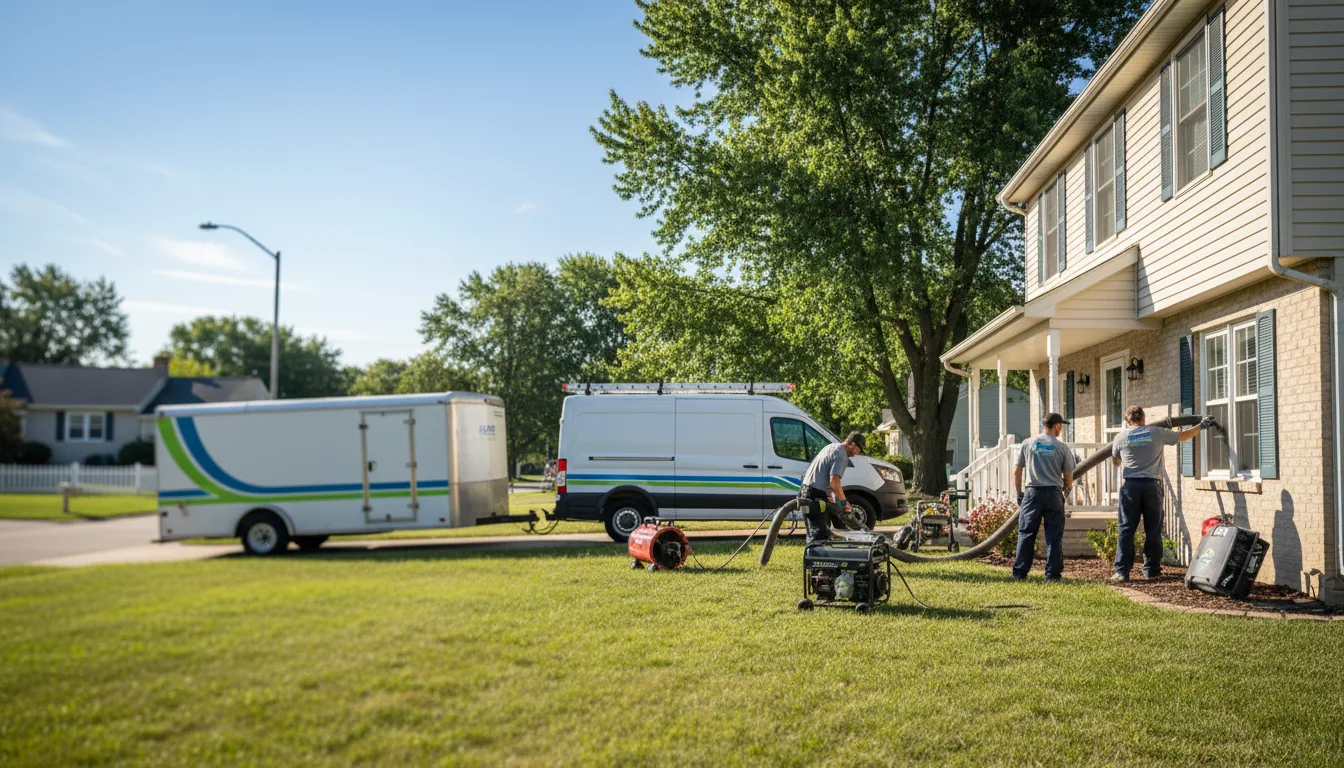 Flooded Basement Restoration And Cleanup With Repair in Lewis, IA near me